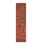 women - SCARVES AND LONG SCARVES - 45x180 Silk Maria Marrone