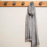 women - SCARVES AND LONG SCARVES - 70x200 wool cashmere silk Enea Grigio