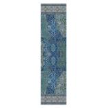 women - SCARVES AND LONG SCARVES - 45x180 Silk Turandot Blu