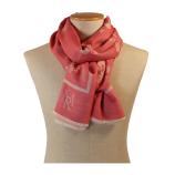 women - SCARVES AND LONG SCARVES - 70x200 Wool Silk Giglio Fiorentino Rosso