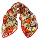 women - SCARVES AND LONG SCARVES - 45x180 Silk Acquarello Rosso