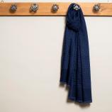 women - SCARVES AND LONG SCARVES - 70x200 wool cashmere silk Enea Blu