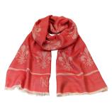 women - SCARVES AND LONG SCARVES - 70x200 Wool Silk Giglio Fiorentino Rosso