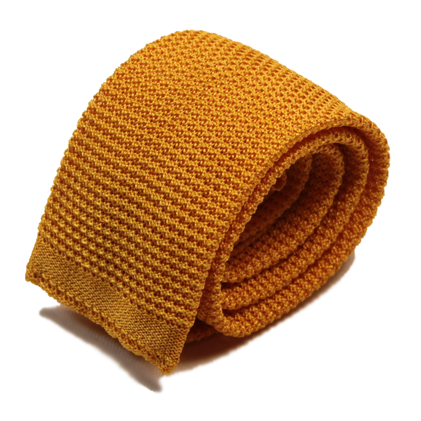 men - TIES - KNITTED Cesare Giallo