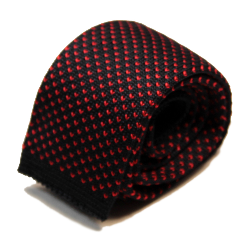 men - TIES - KNITTED Augusto Rosso Blu