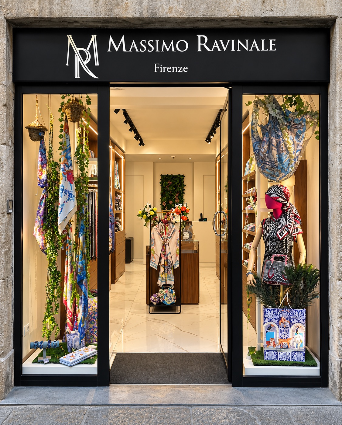 Massimo Ravinale boutique entrance — Via dei Castellani 10r, Florence