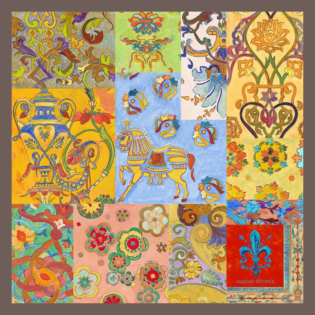 Bandana Mondo di Colori Beige