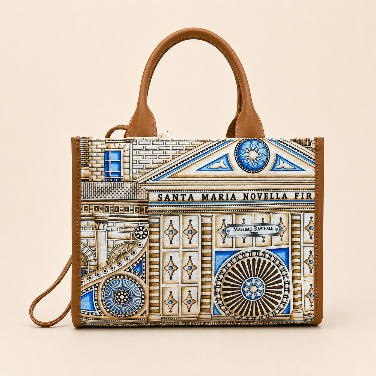 BORSA FIRENZE PIETRA E SETA CIOCCOLATO — ESAURITO