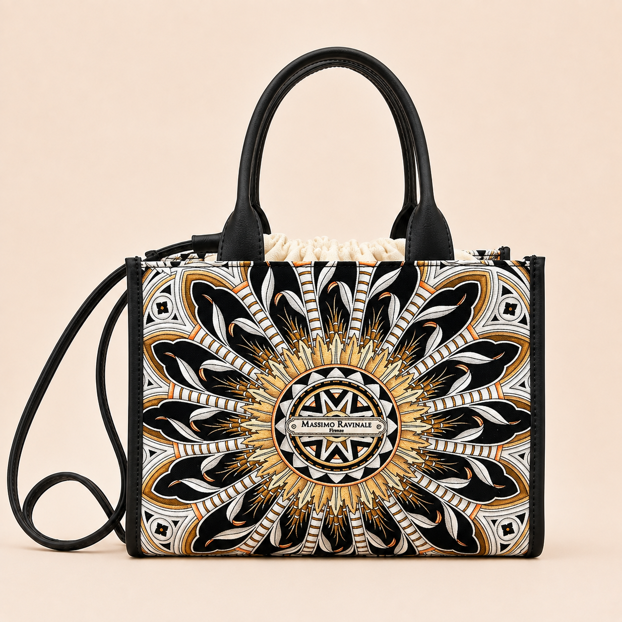 BORSA ROSONE DI SANTA MARIA DEL FIORE NERO MARRONE