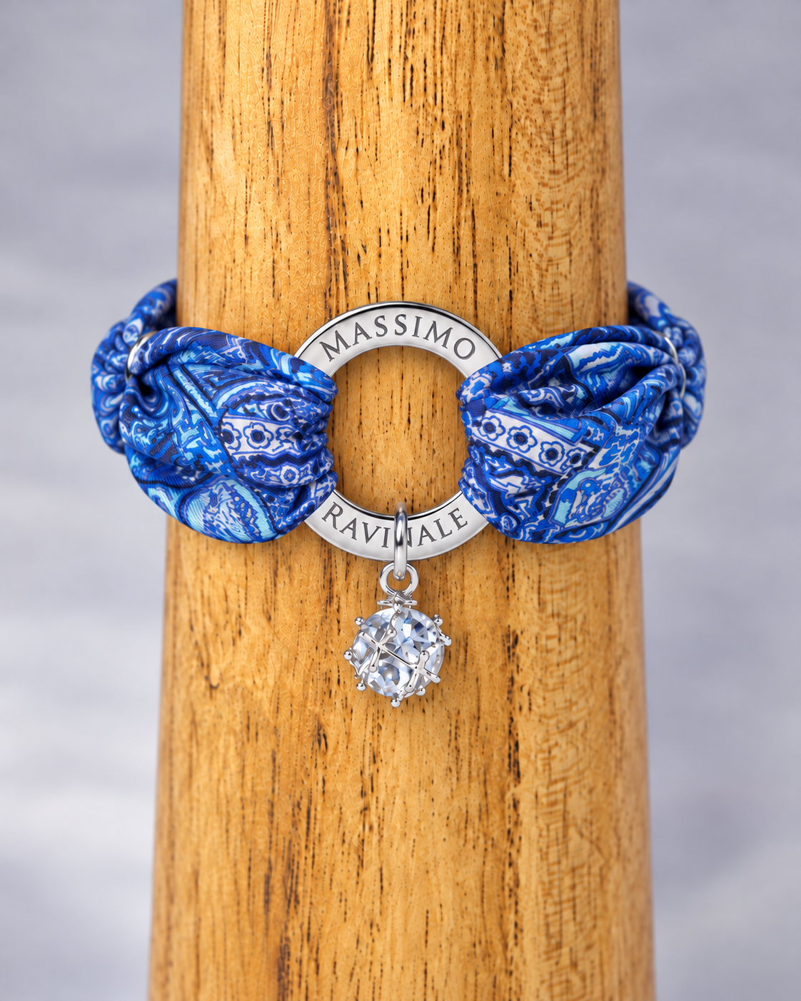 Bracciale Vanity Seta Anastasia Blu