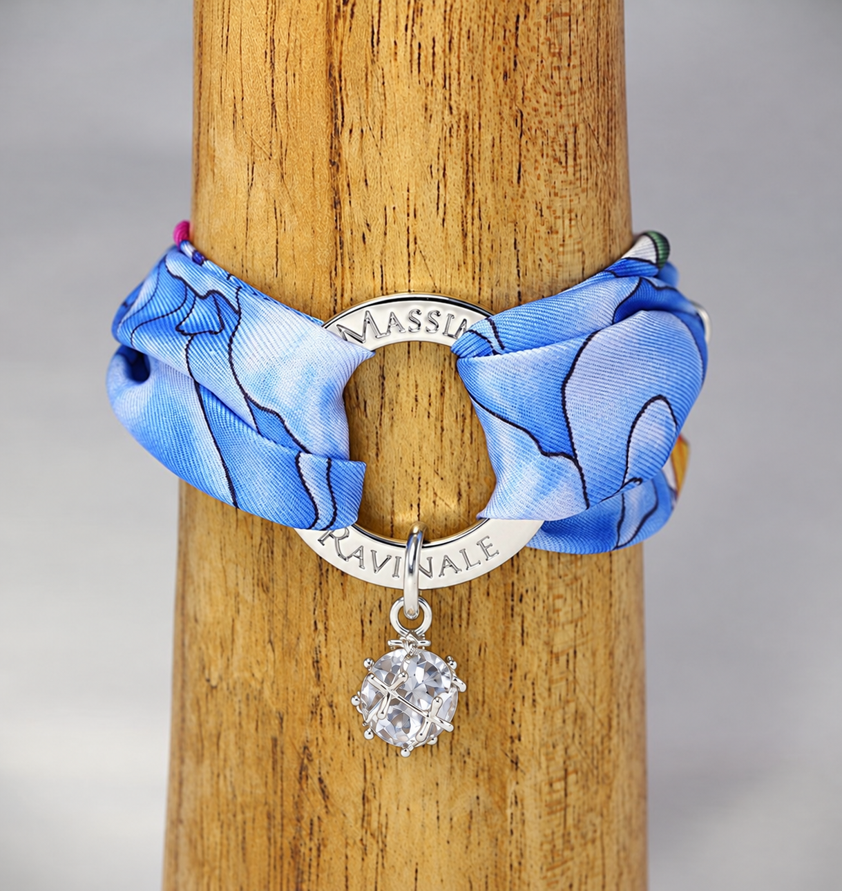 Bracciale Vanity Seta Clori Celeste