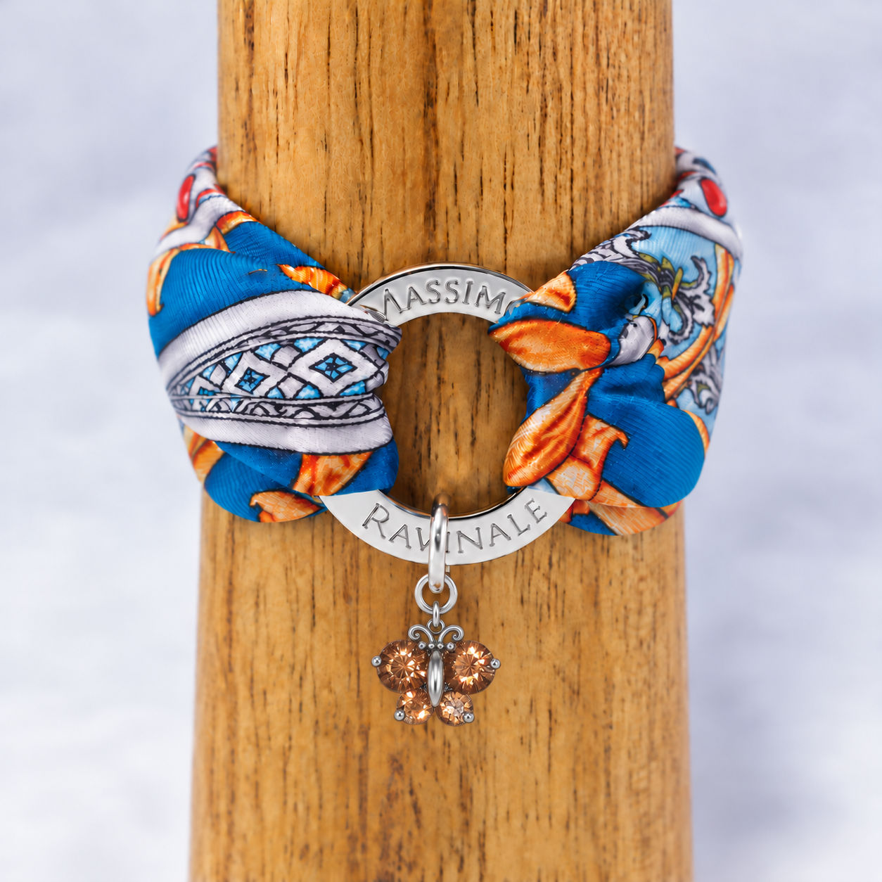 Bracciale Vanity Seta Uffizi Blu
