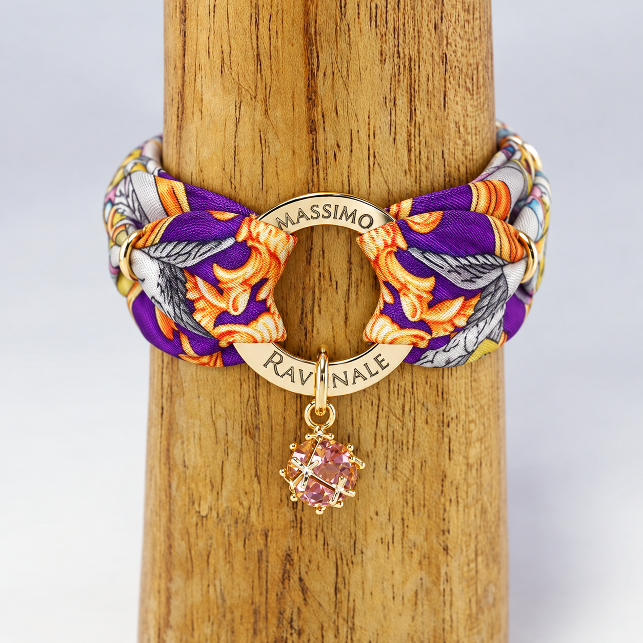 Bracciale Vanity Seta Uffizi Fucsia