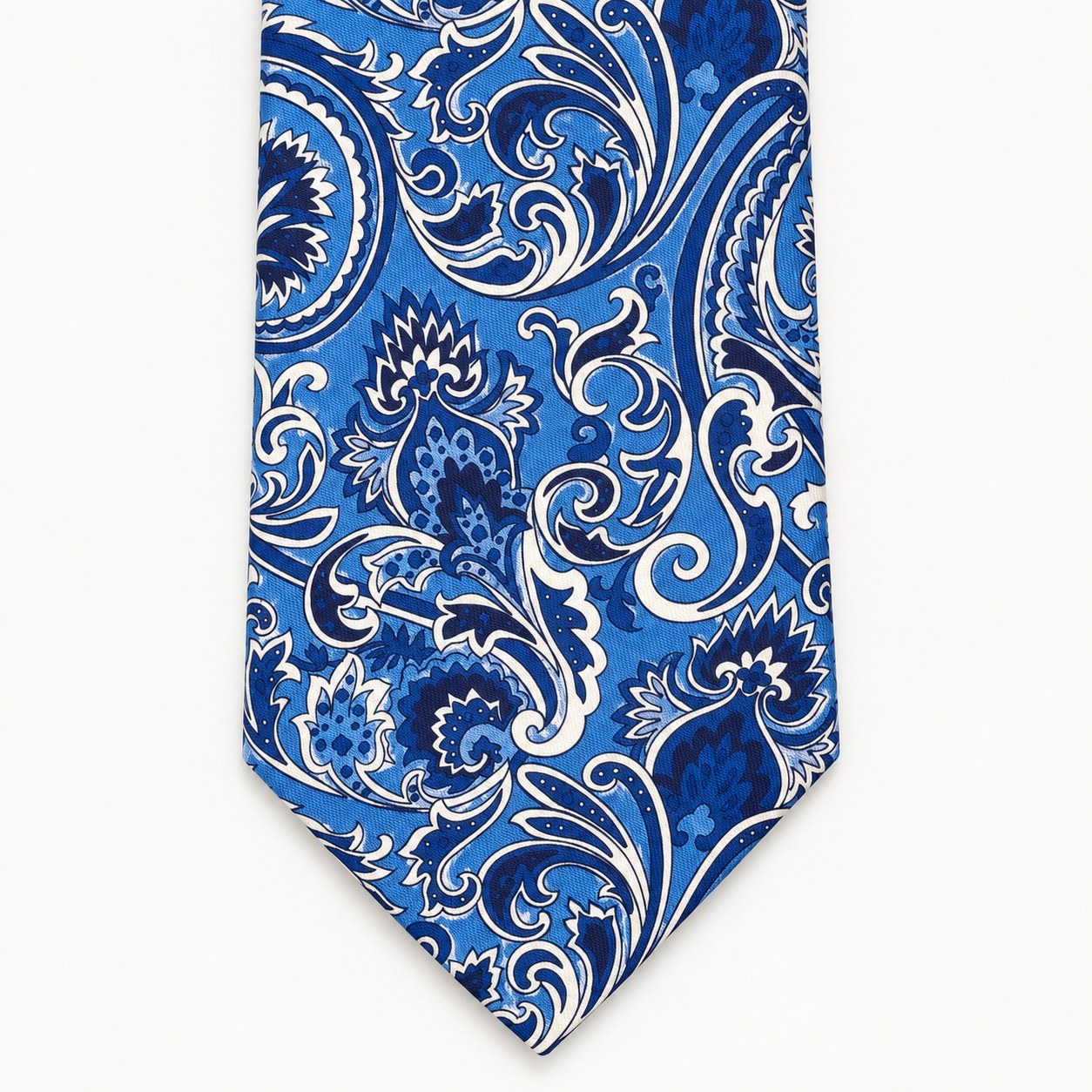CRAVATTA FLORENTINE ARABESQUE NAVY