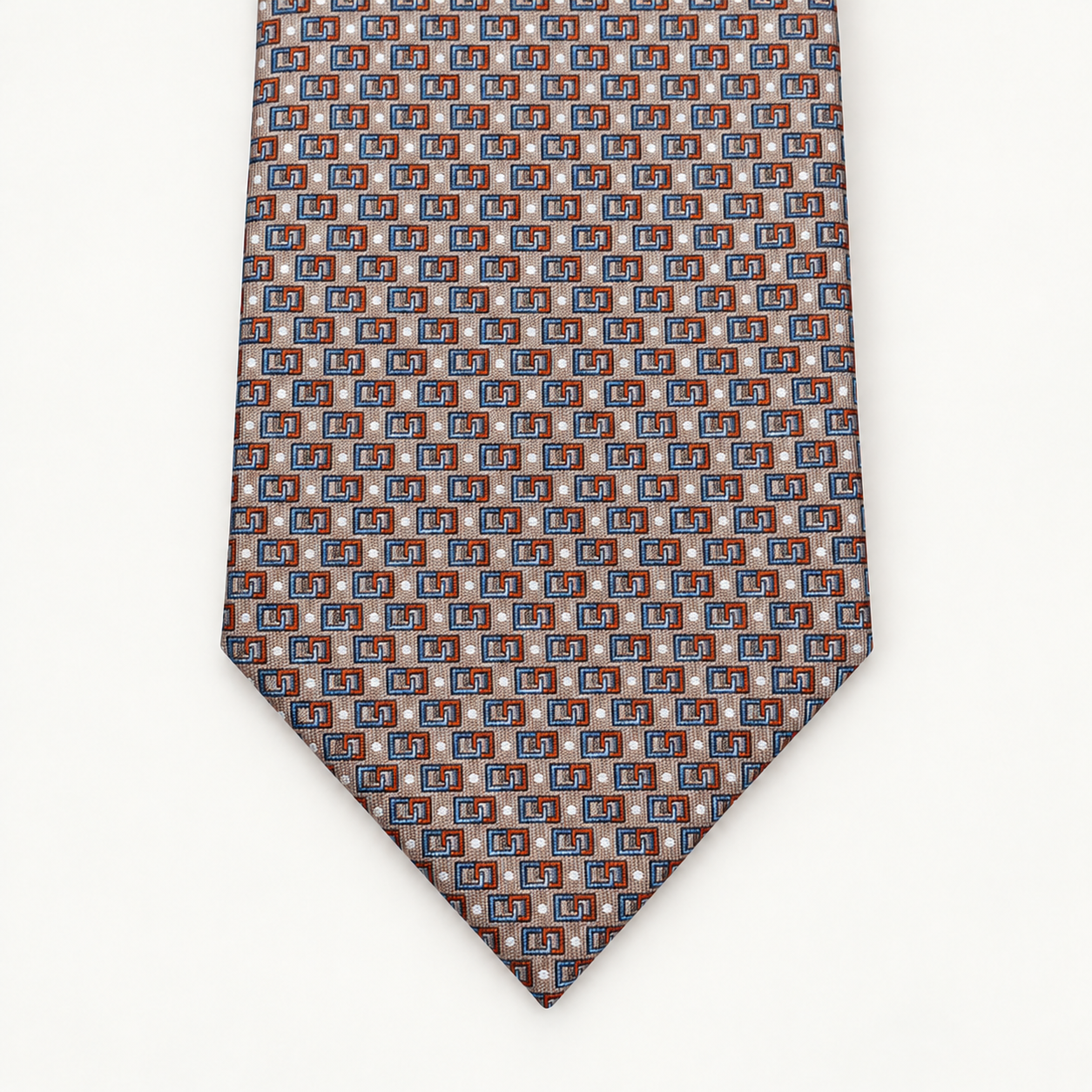 CRAVATTA TUSCAN MONOGRAM BEIGE