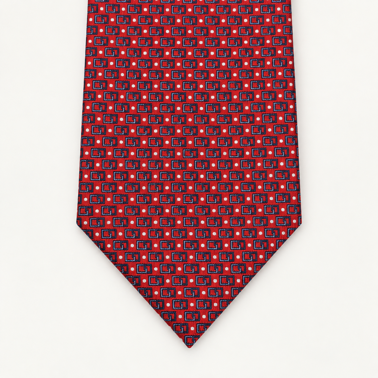 CRAVATTA TUSCAN MONOGRAM ROSSO