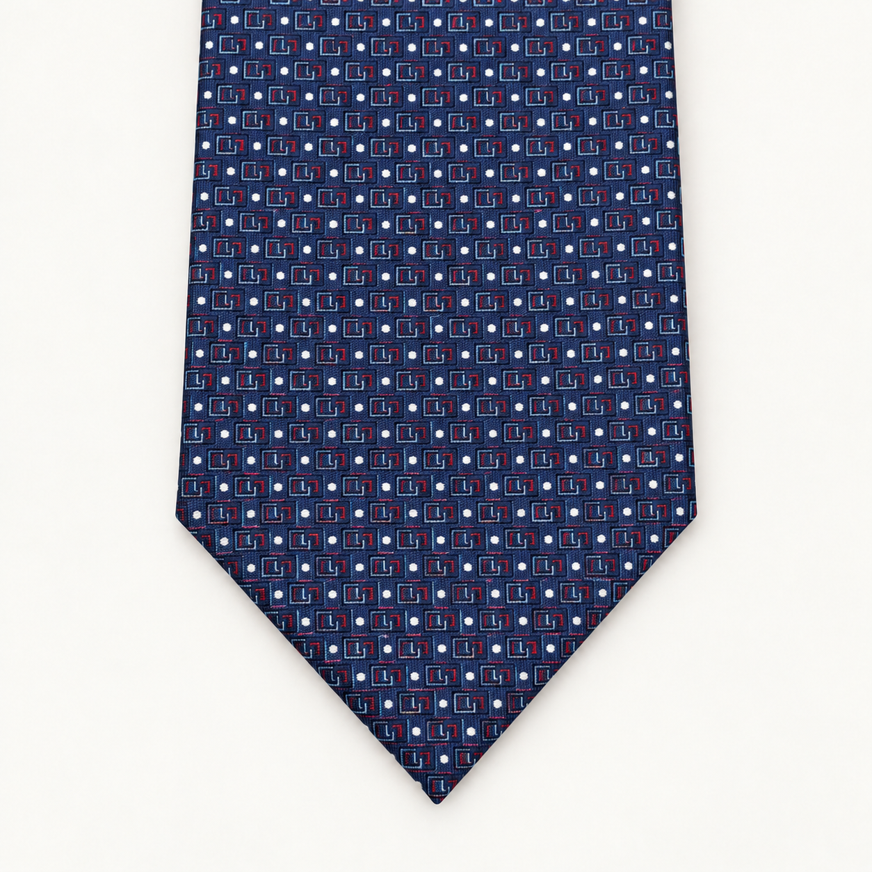 CRAVATTA TUSCAN MONOGRAM NAVY