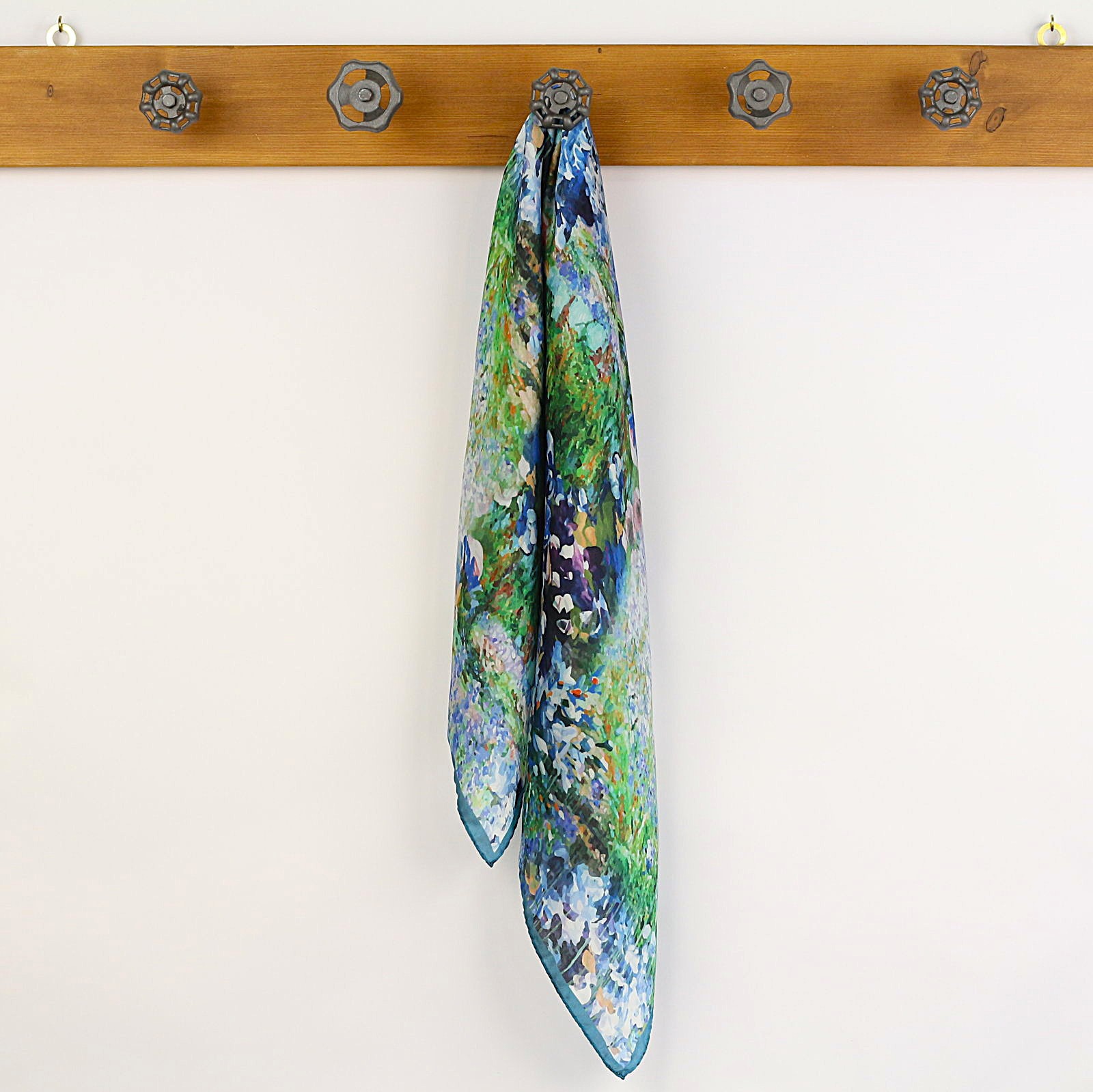 Foulard Monet Colorato Petrol