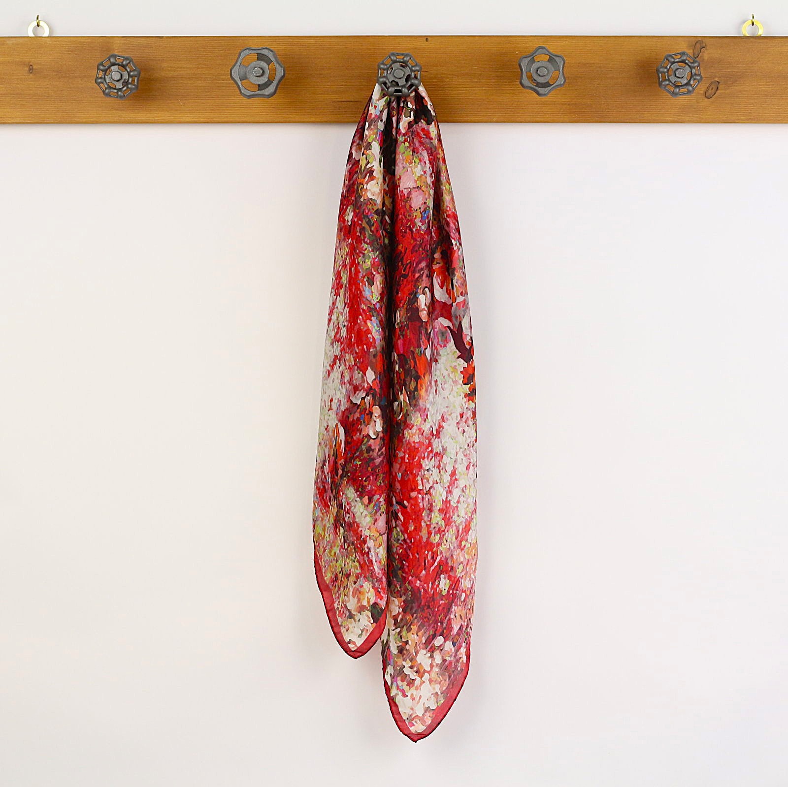 Foulard Monet Colorato Rosso
