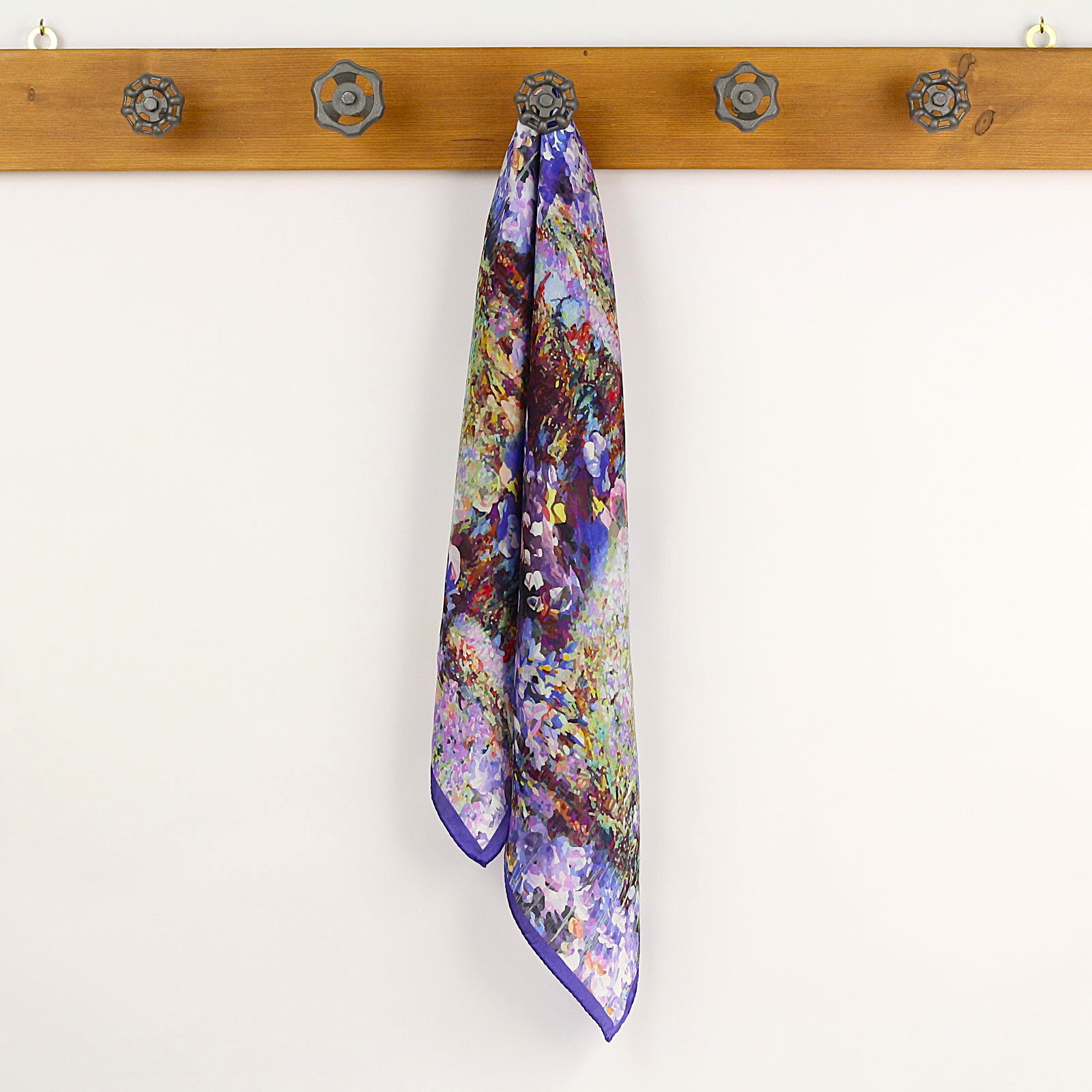 Foulard Monet Colorato Viola