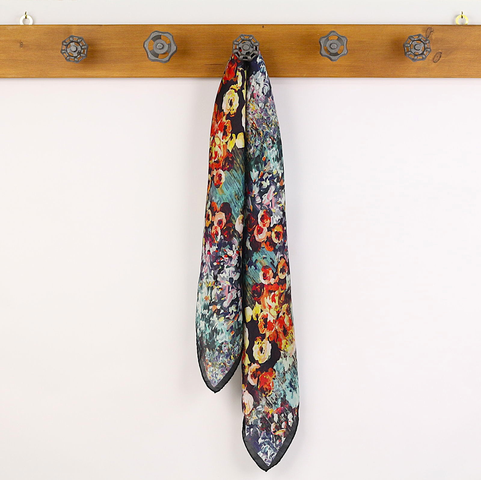 Foulard Monet Colorato Verde Army