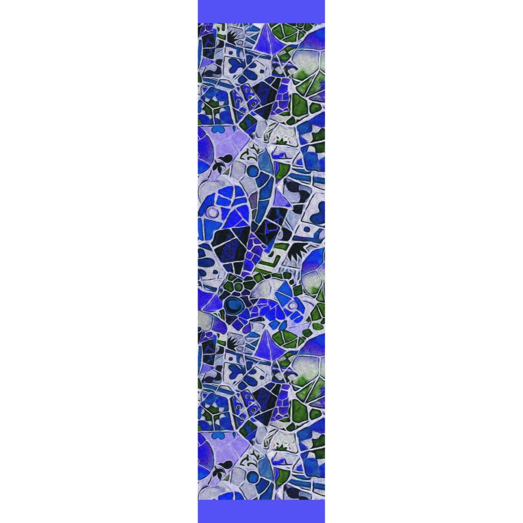 Sciarpa Caleidoscopio Blu