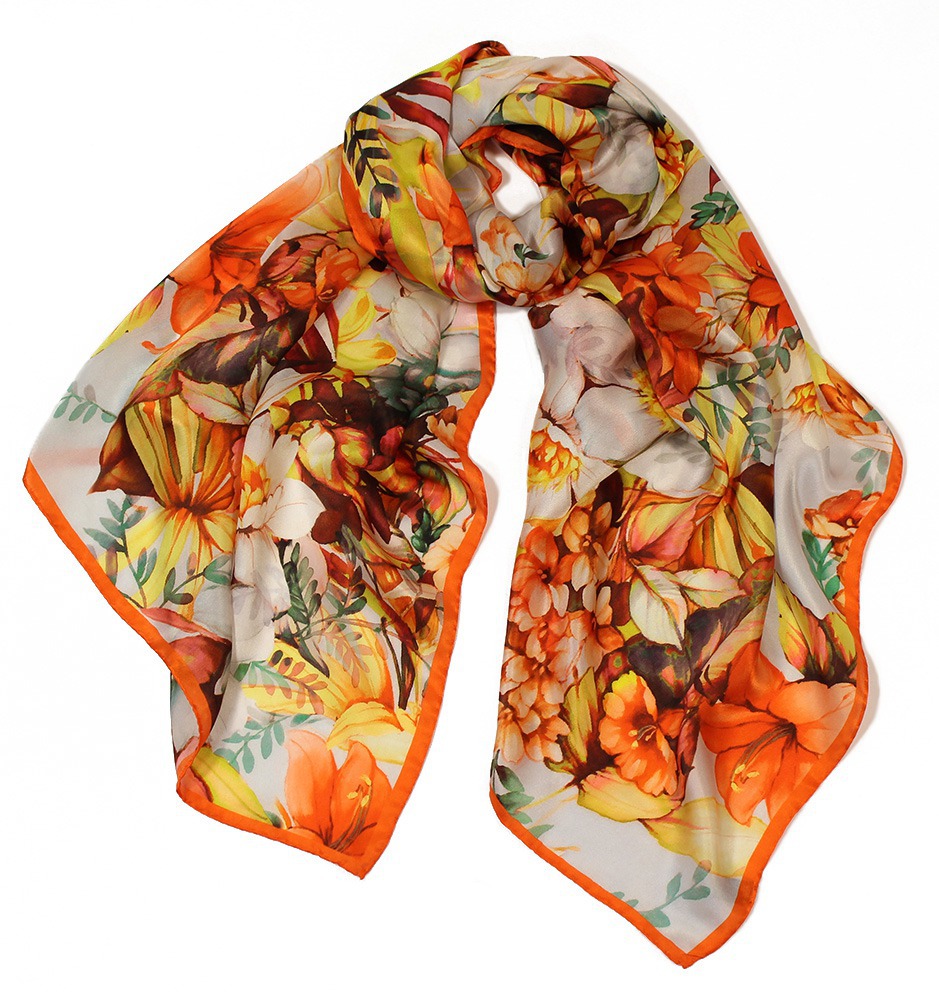 Orange Giacinto Scarf
