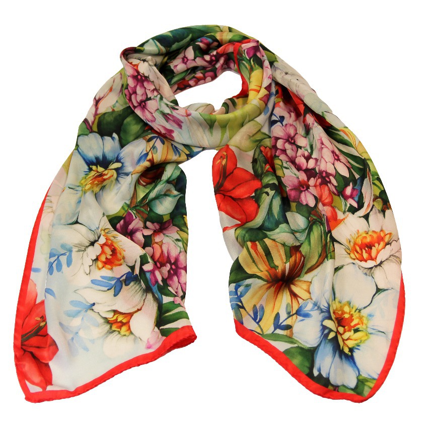 Red Giacinto Scarf