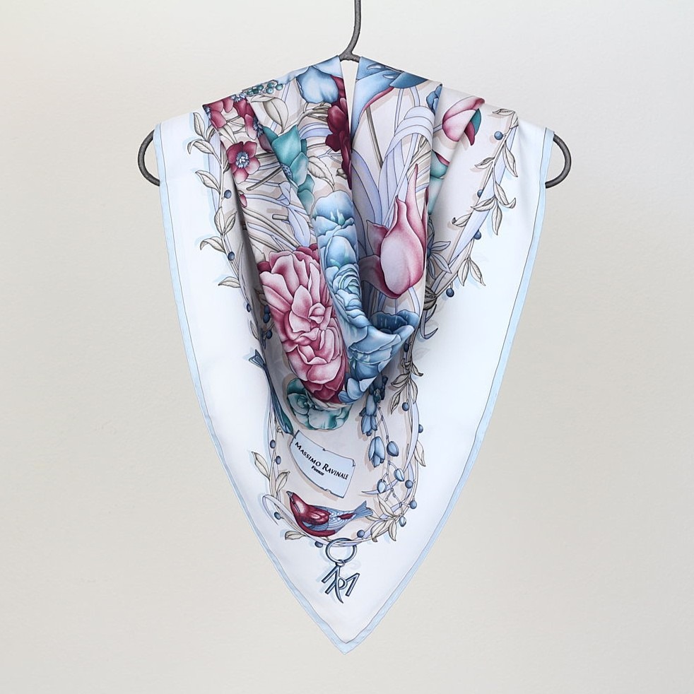 Foulard Clori Baby Blue