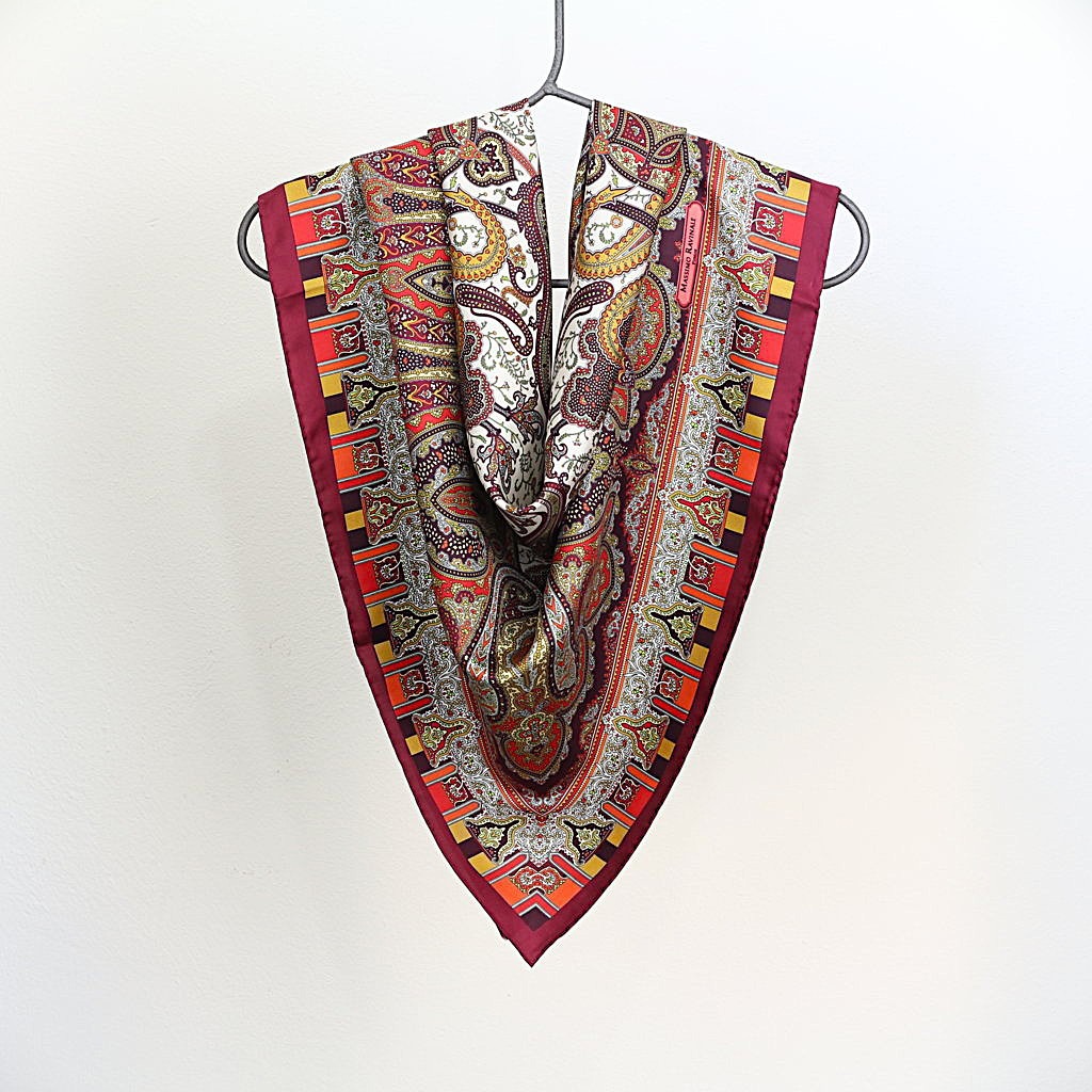 Foulard Tabriz Bordeaux