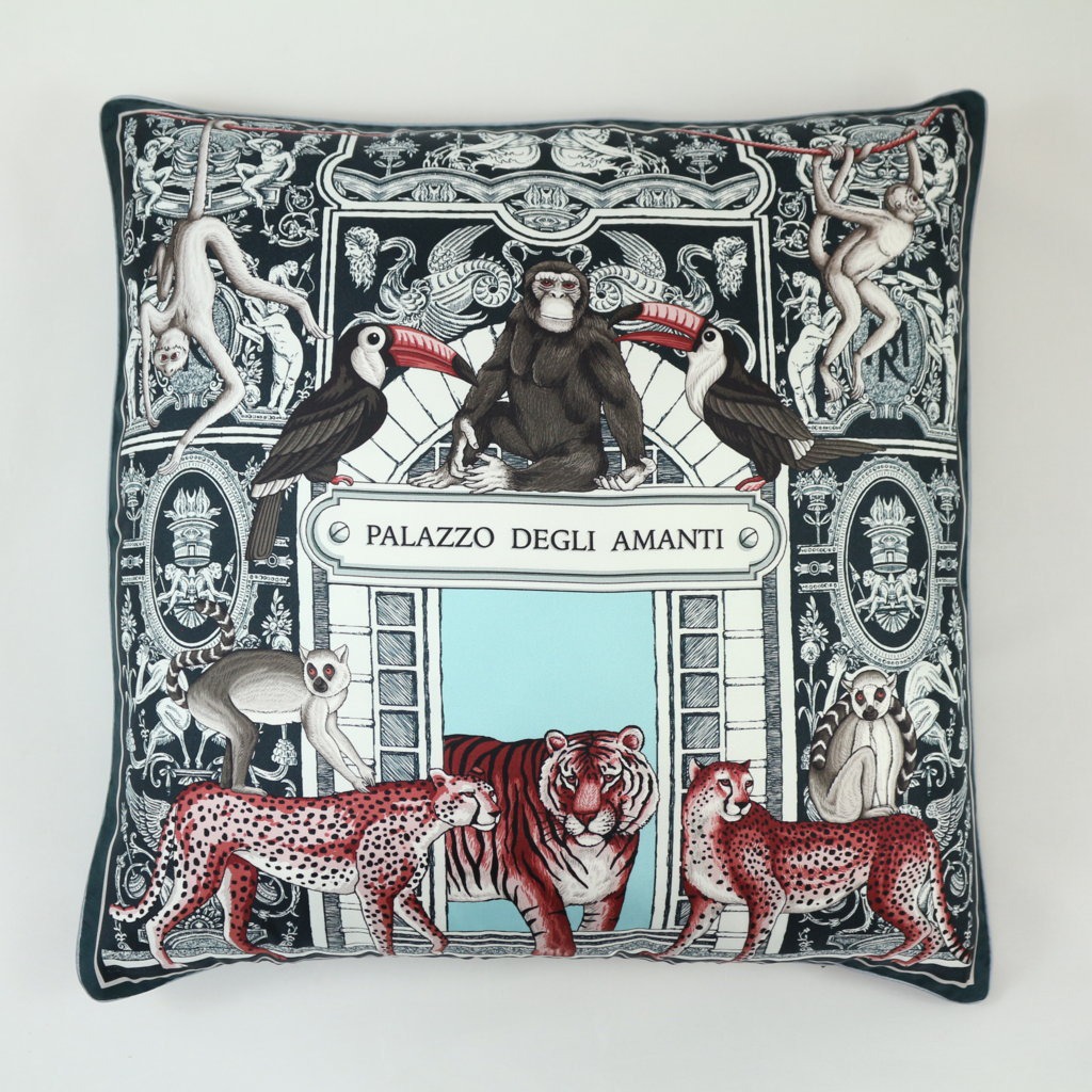 Cuscino Palazzo Degli Amanti Petrol