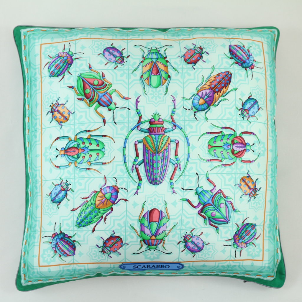 Cuscino Scarabeo Verde