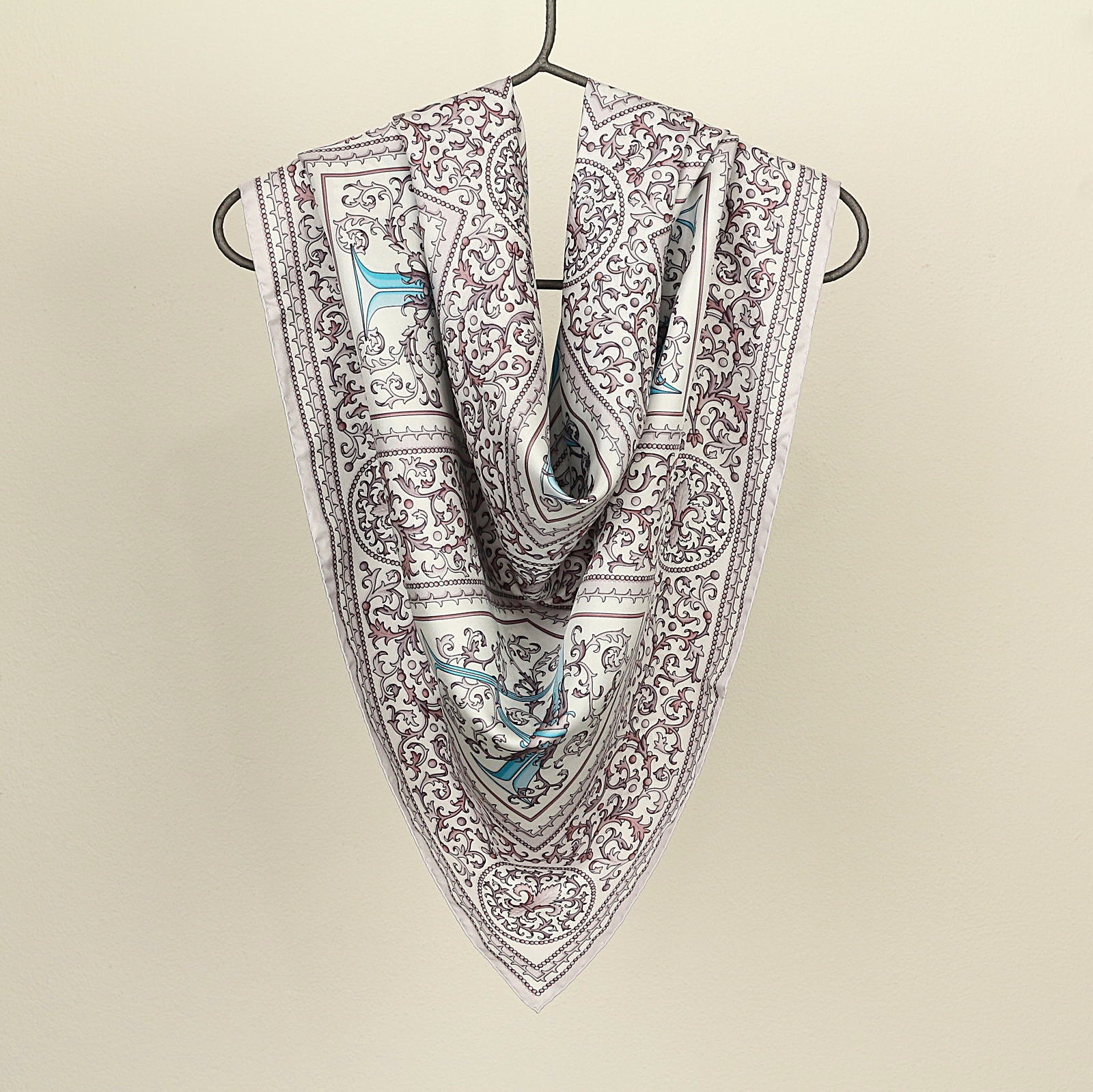 Foulard Carta Fiorentina Ghiaccio