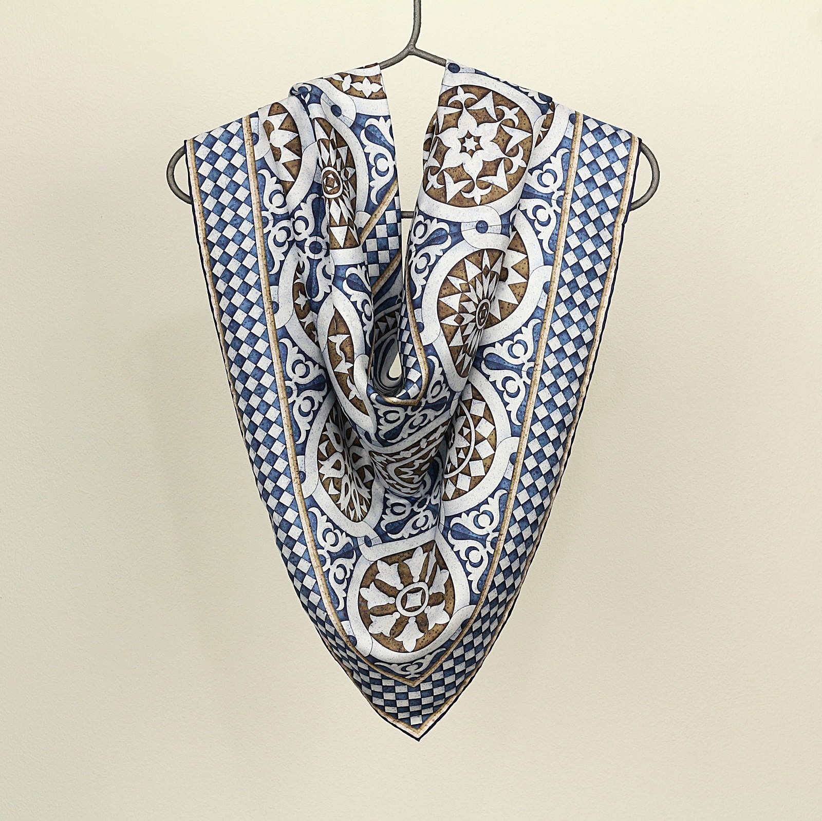Foulard San Miniato Navy