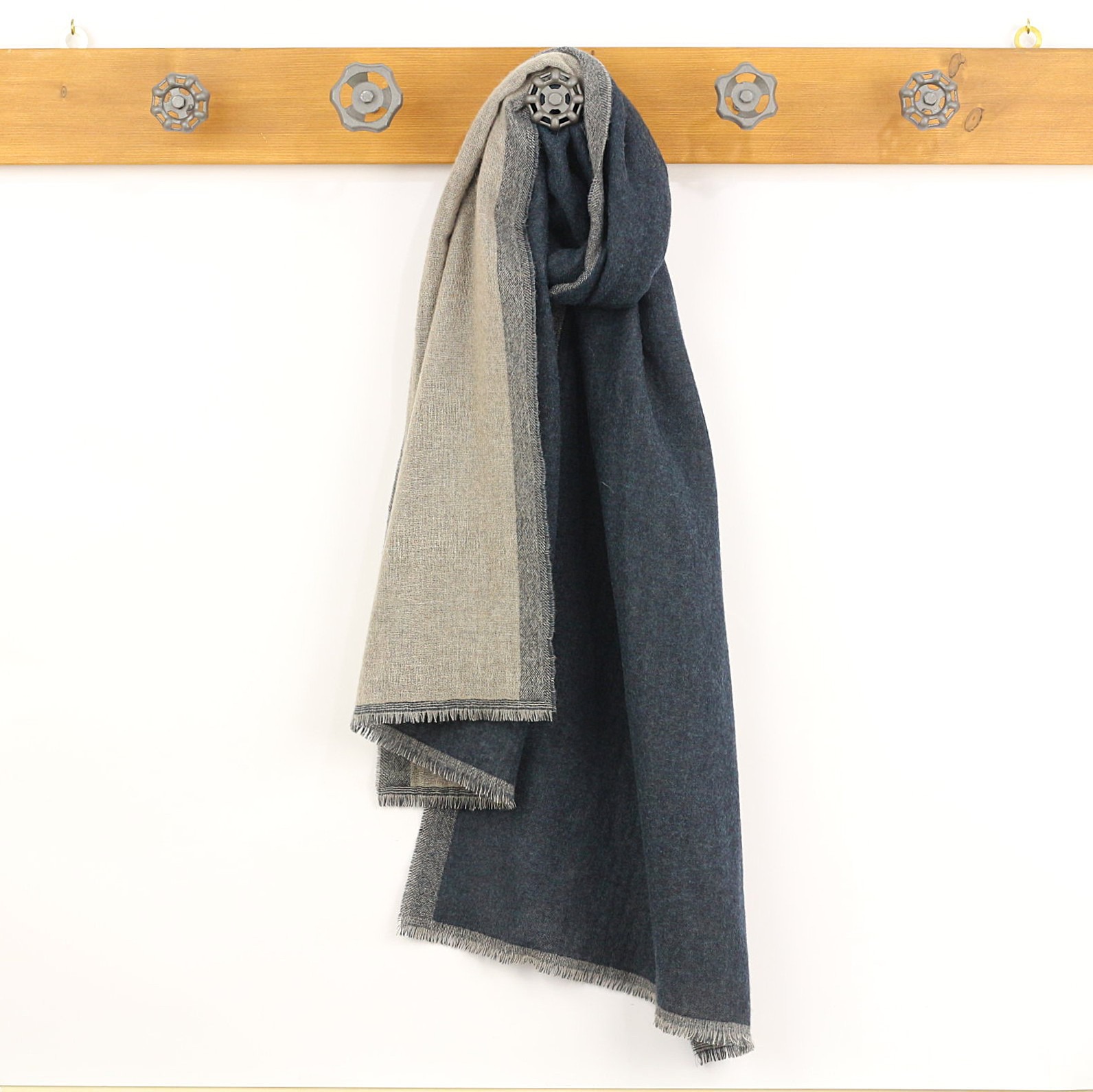 Sciarpa Elegance Navy Taupe