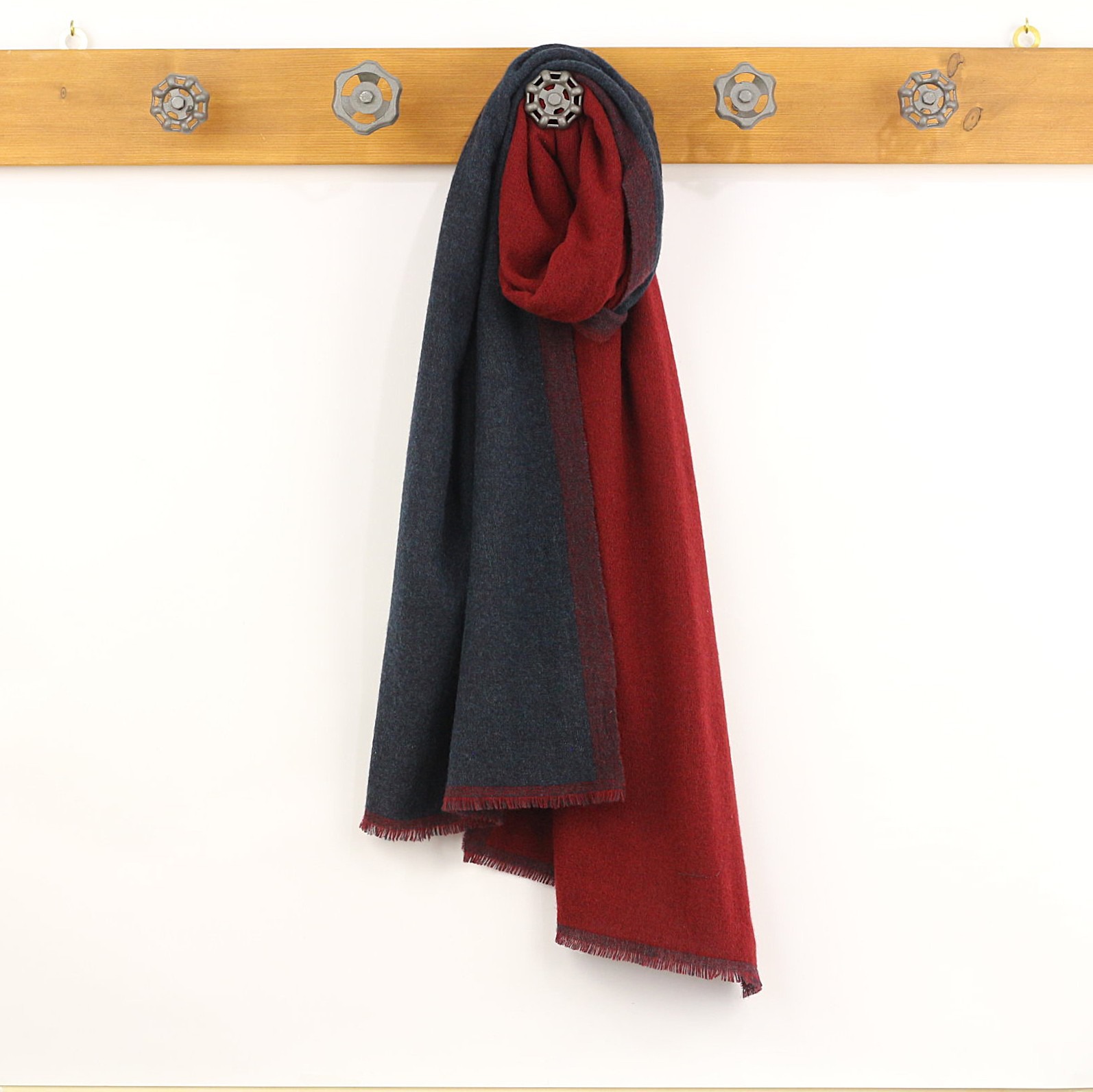 Sciarpa Elegance Bordeaux Navy
