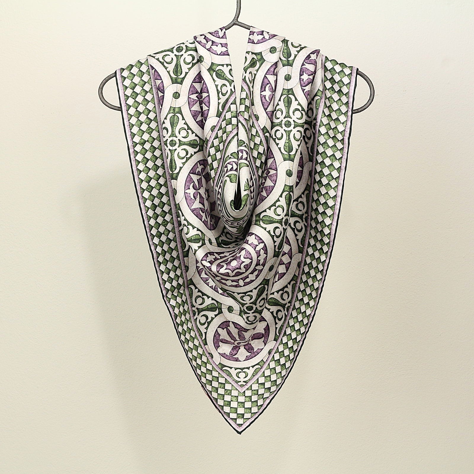 Foulard San Miniato Verde Army