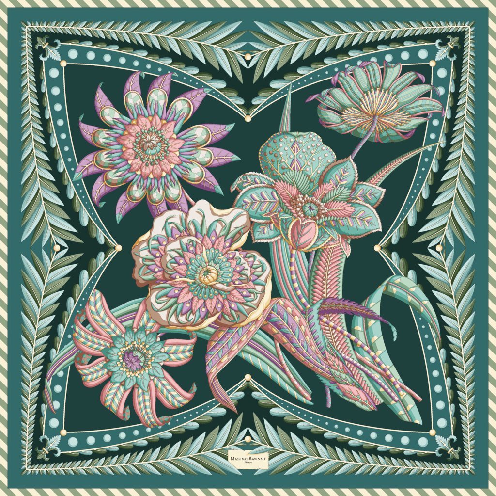 Petrol Amapola Bandana