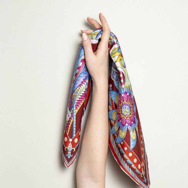 Red Amapola Bandana