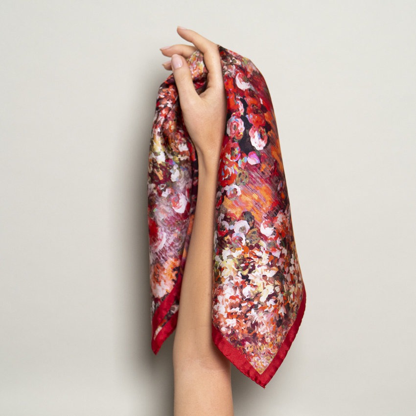 Red Monet Bandana