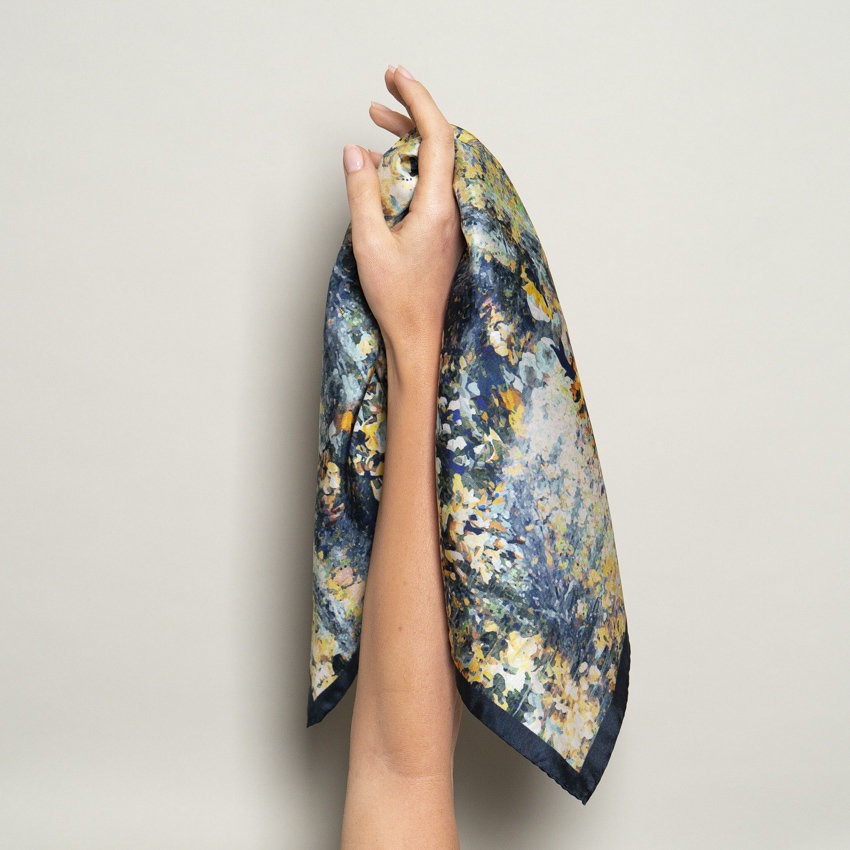 Yellow Green Monet Bandana
