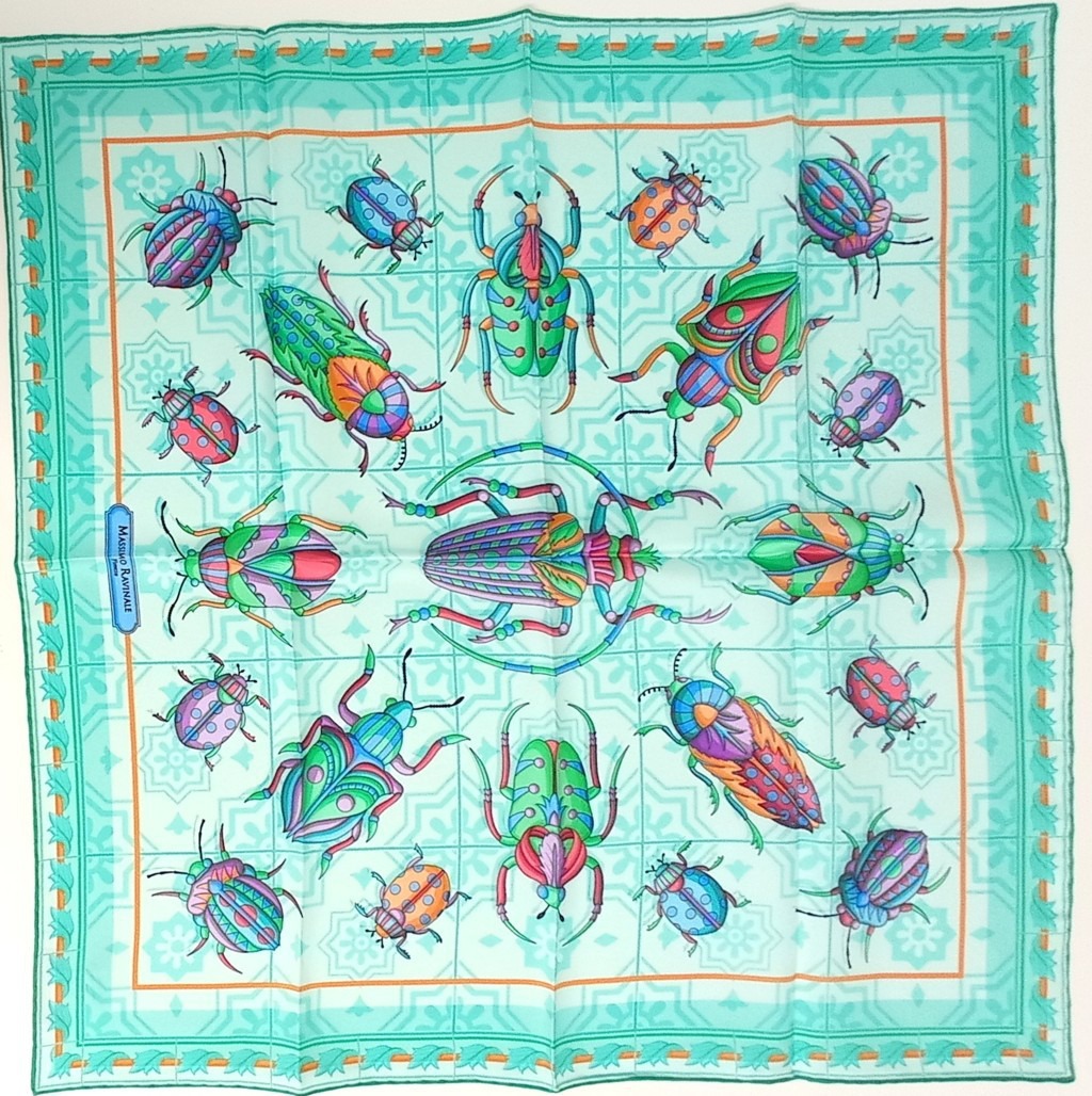 Green Scarabeo Bandana