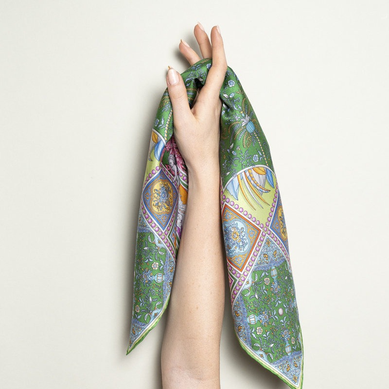 Green Uffizi Bandana