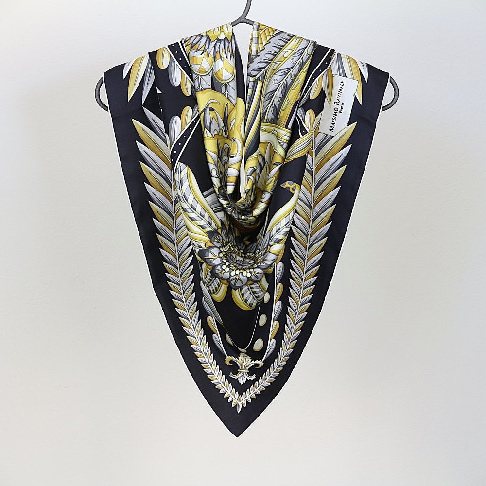 Foulard Amapola Nero Giallo