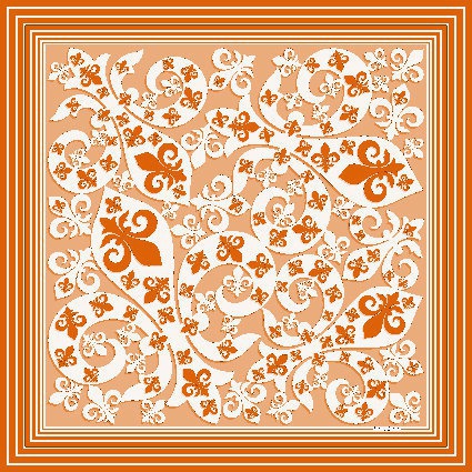 Foulard Lilium Arancio