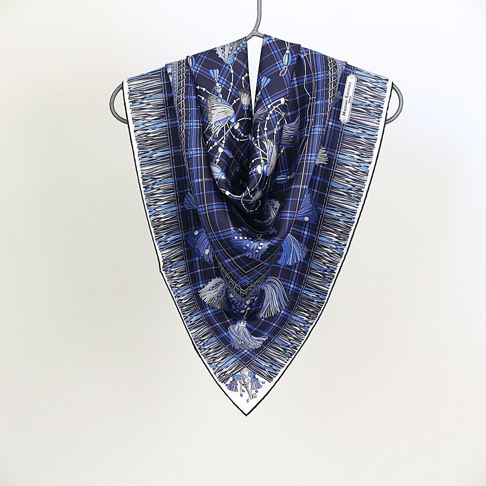 Foulard Macrame Navy
