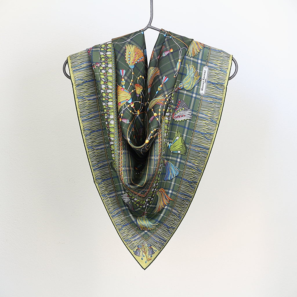 Foulard Macrame Verde