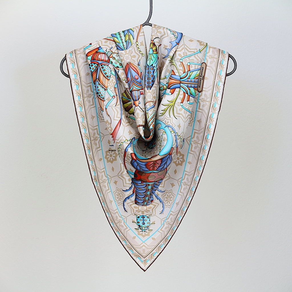 Foulard Scarabeo Marrone